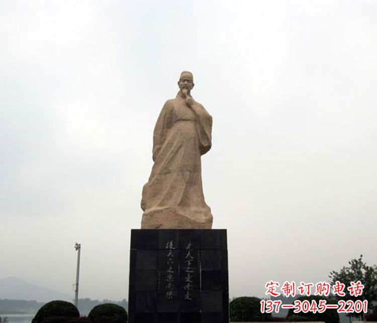 宁德北宋政治家范仲淹石雕