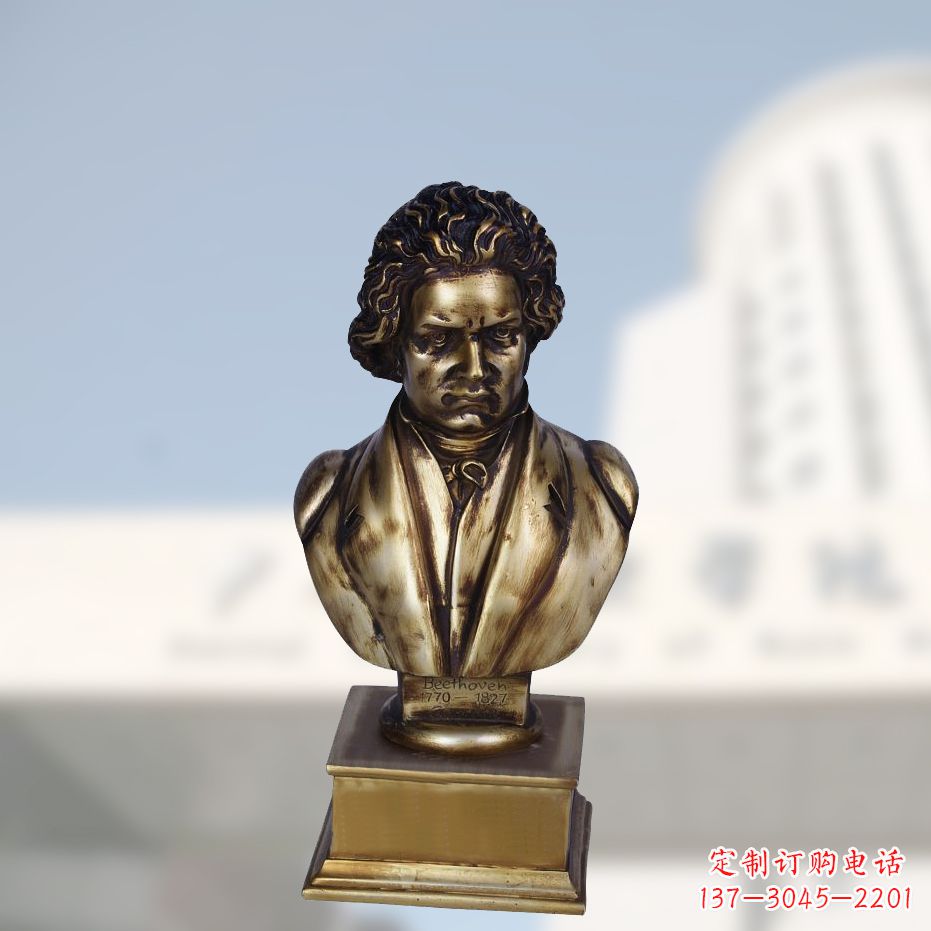 宁德贝多芬经典的肖像雕塑