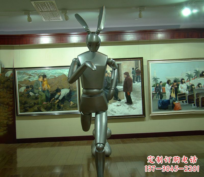 宁德奔跑兔子雕塑