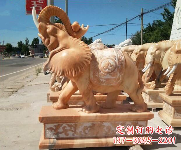 宁德大象石雕,给你美好的祝愿