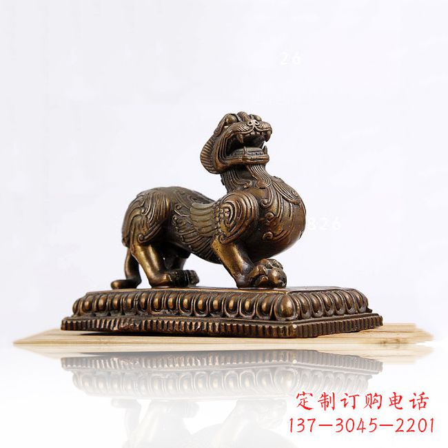 宁德狴犴雕塑把古老文化的精髓融入现代艺术