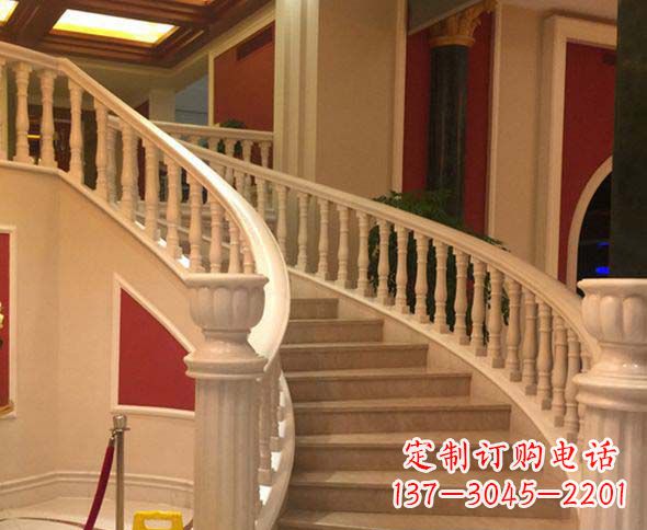 宁德别墅景观汉白玉石栏杆石雕