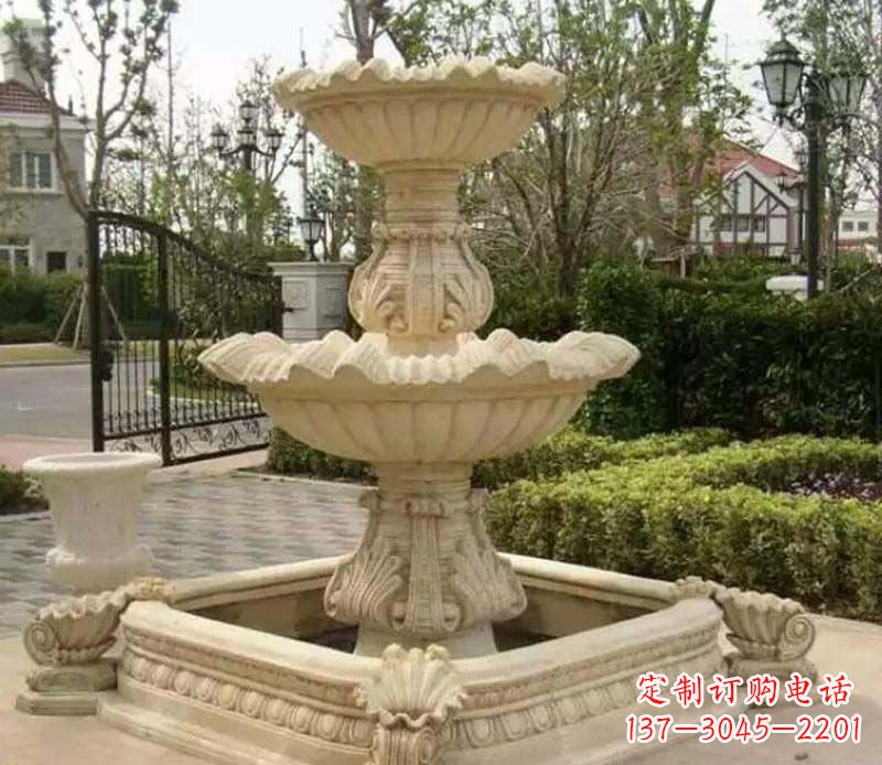 宁德别墅庭院喷泉石雕