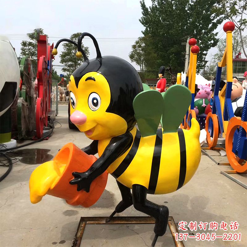 宁德玻璃钢蜜蜂雕塑
