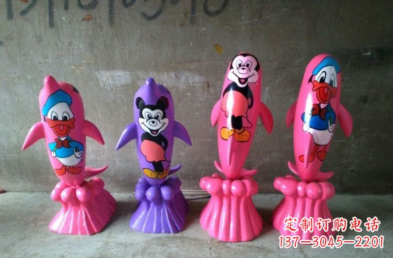 宁德玻璃钢海豚雕塑把海洋之美带到你家