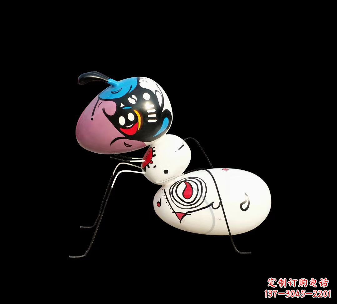 宁德精美玻璃钢蚂蚁雕塑