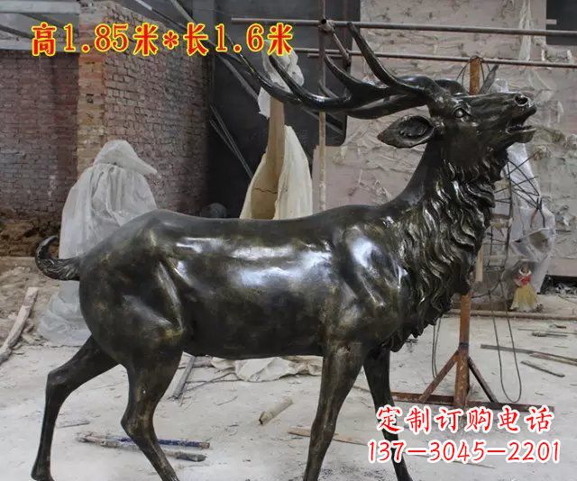 宁德玻璃钢仿铜动物雕塑精美绝伦