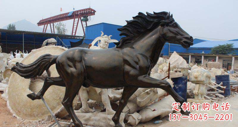 宁德玻璃钢动物雕塑——精致而又充满动感