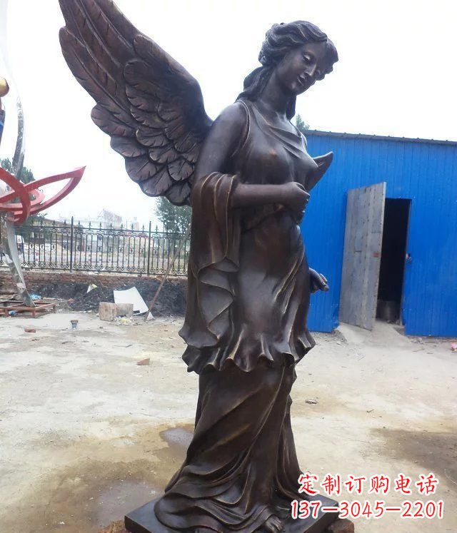 宁德玻璃钢仿铜欧式女人人物雕塑