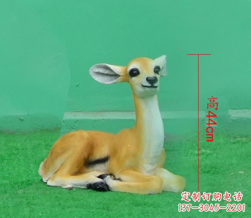 宁德玻璃钢制作的羚羊雕塑