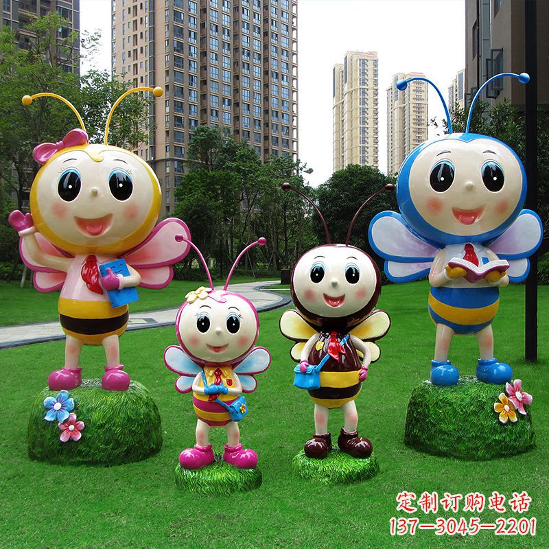 宁德玻璃钢制蜜蜂雕塑让你的家园拥有自然之美