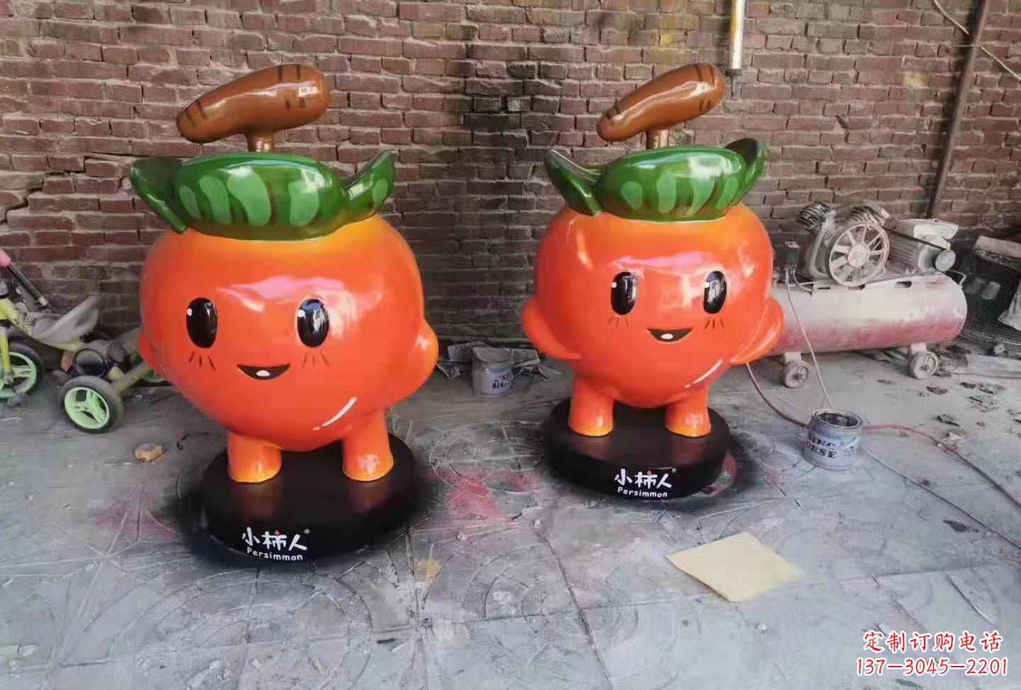 宁德精致玻璃钢卡通蔬菜雕塑
