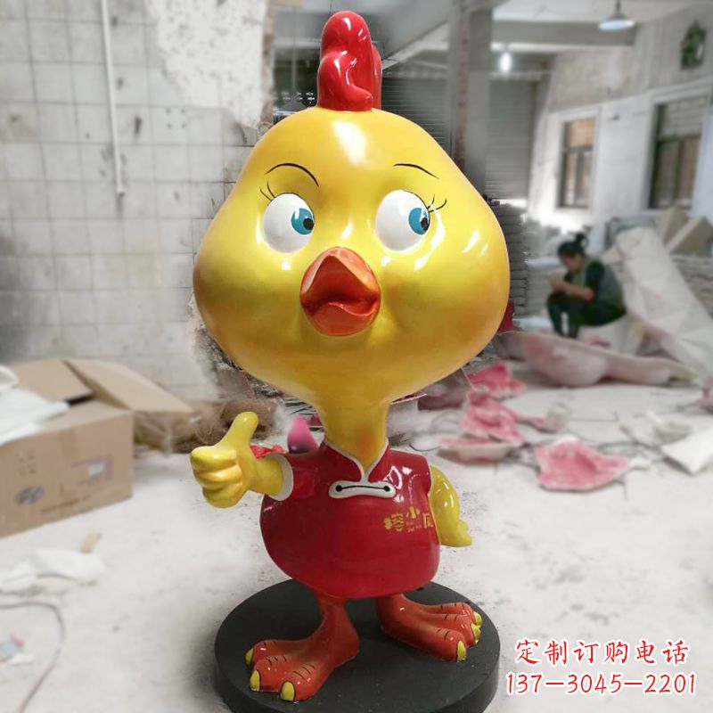 宁德“玻璃钢制造的精美鸡雕塑”