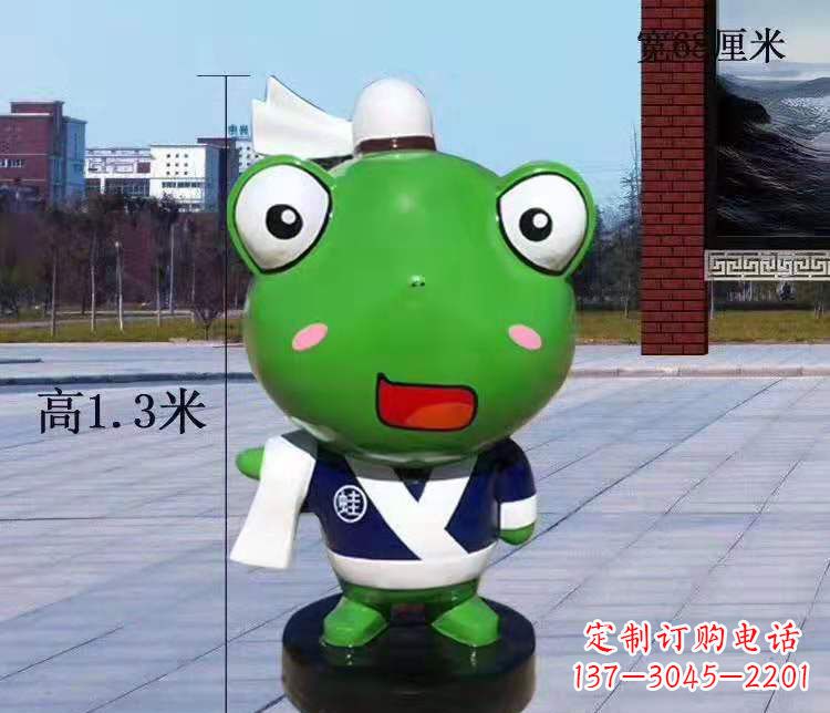 宁德玻璃钢卡通小青蛙——景观雕塑的新灵感