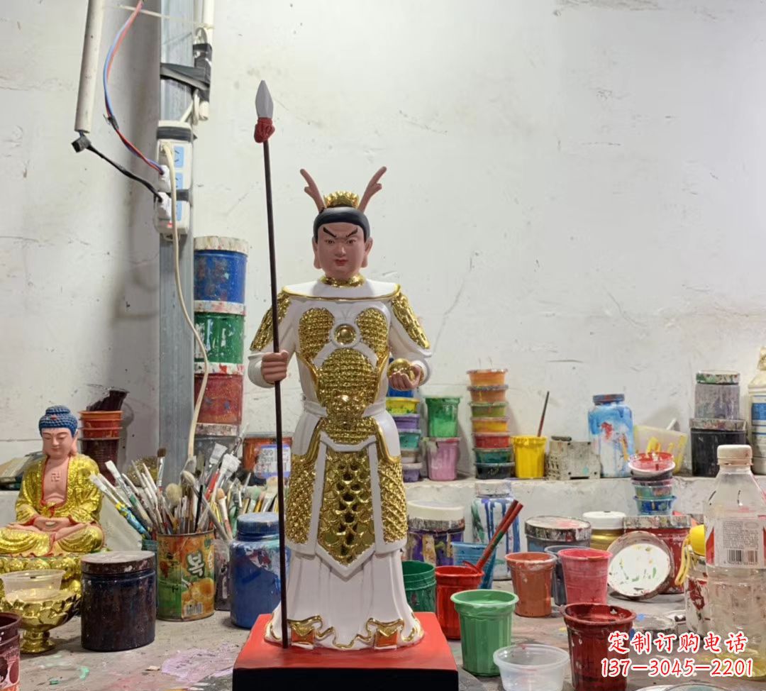 宁德玻璃钢龙王三太子雕塑传承传统文化的艺术瑰宝