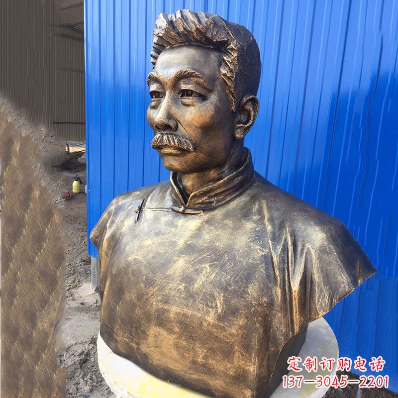 宁德鲁迅雕塑传承伟大的文学遗产