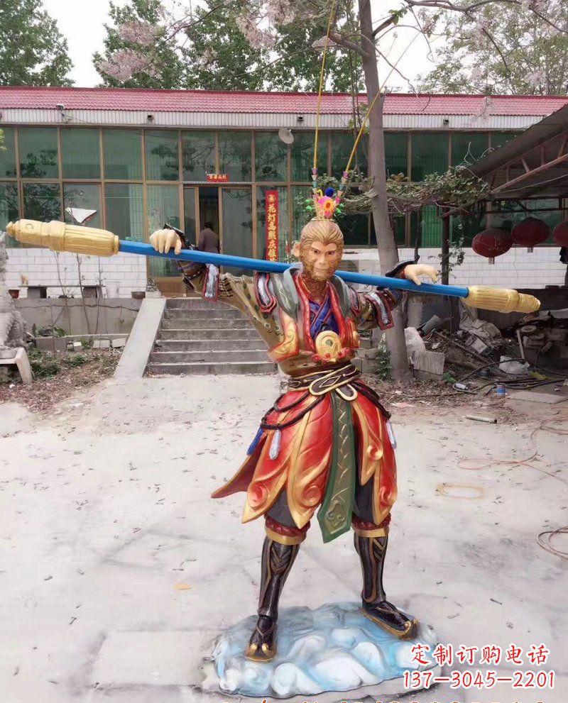 宁德玻璃钢孙悟空人物雕塑
