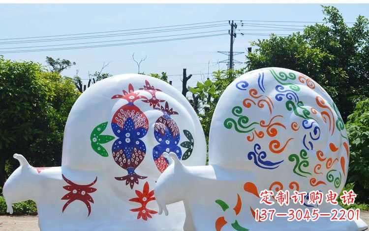 宁德玻璃钢蜗牛一种精美的雕塑
