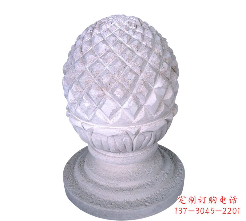 宁德菠萝雕塑艺术性的挡车路障