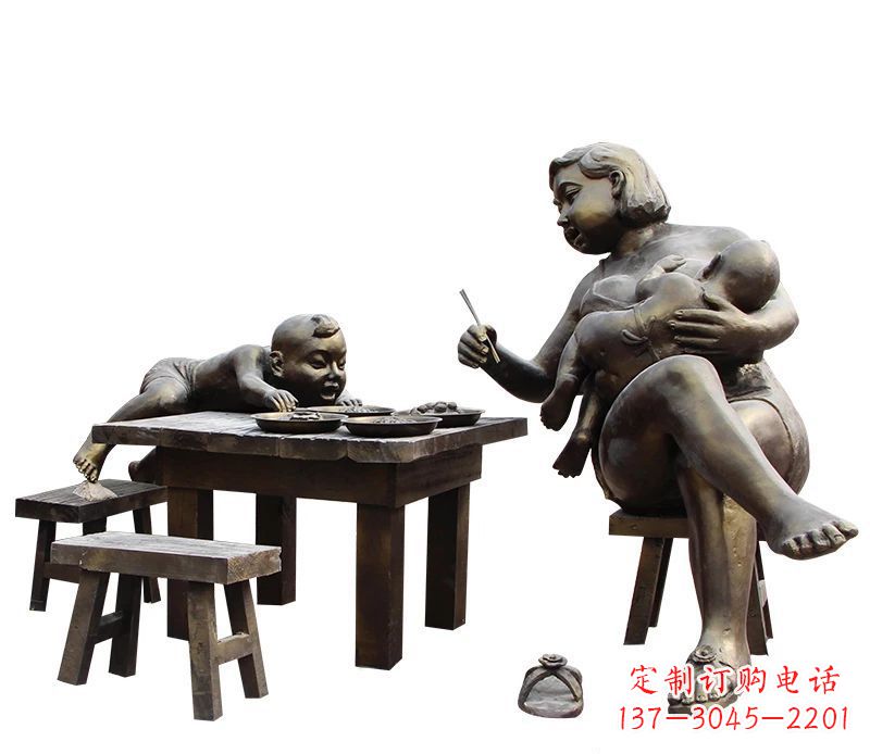 宁德母爱雕塑儿童公园中的精美雕塑