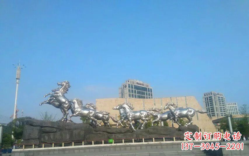 宁德不锈钢动物雕塑精美的艺术品