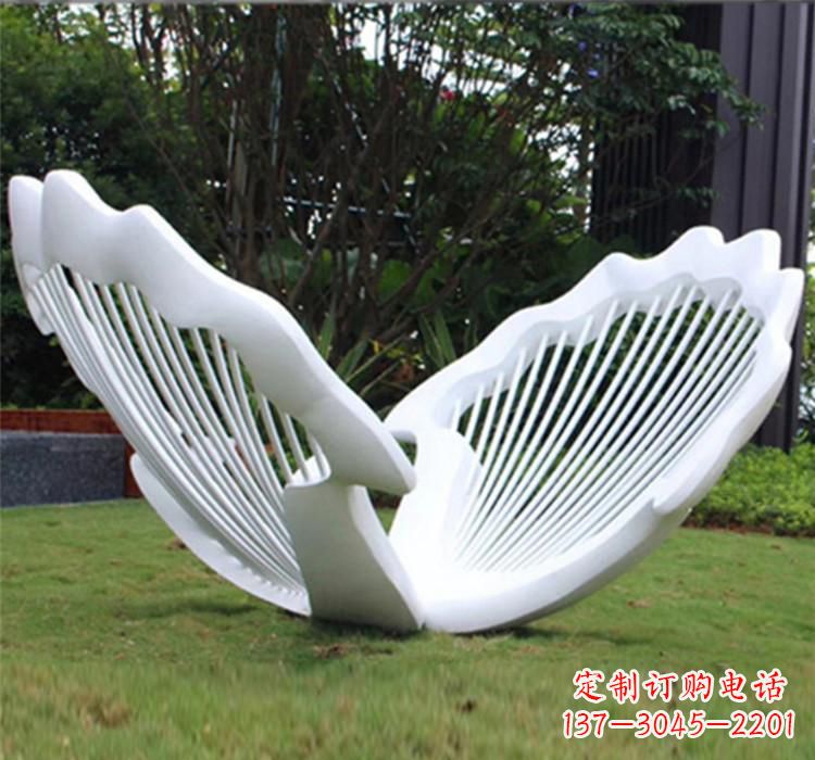 宁德不锈钢贝壳雕塑艺术精品