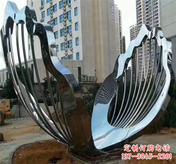 宁德不锈钢贝壳雕塑艺术与自然的完美结合