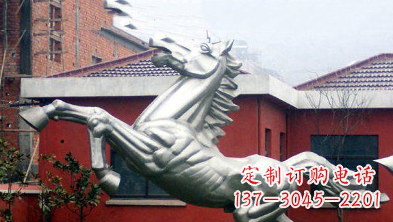 宁德不锈钢奔马雕塑展现力量与美感