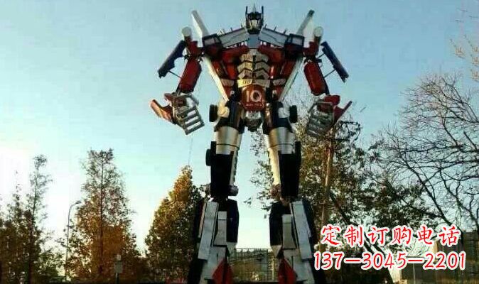 宁德不锈钢变形金刚卡通雕塑