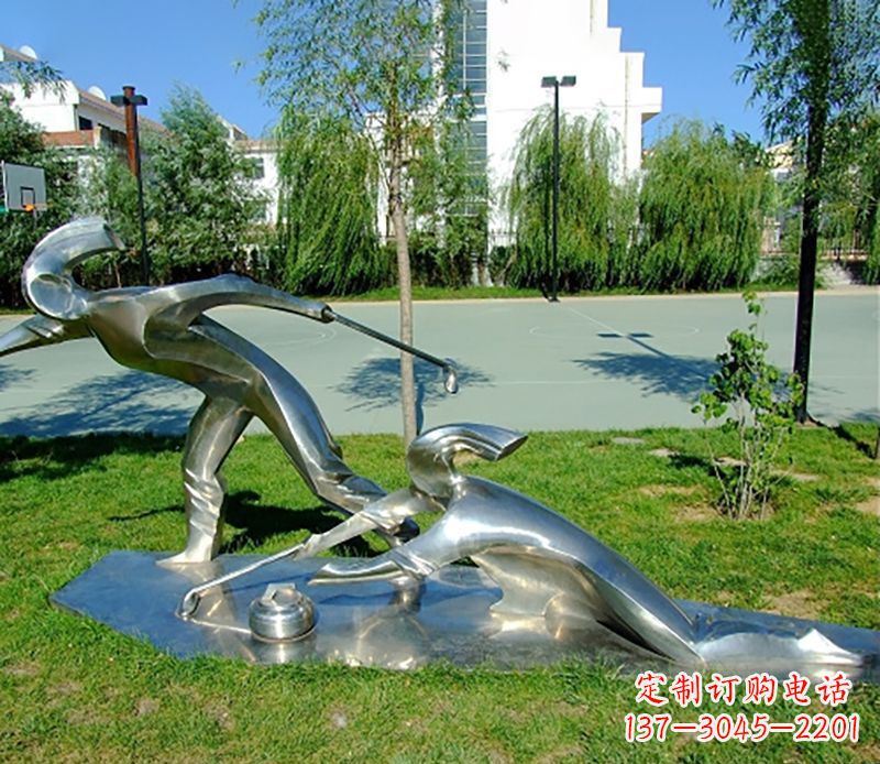 宁德不锈钢冰壶雕塑艺术与实用的完美结合