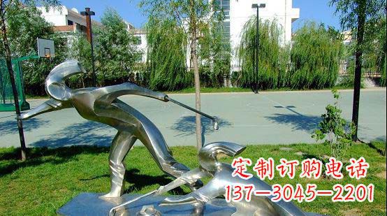 宁德不锈钢冰壶雕塑艺术与运动的完美结合
