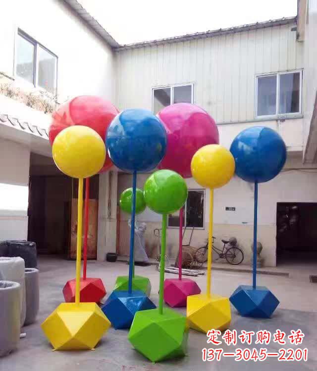 宁德不锈钢彩色气球雕塑