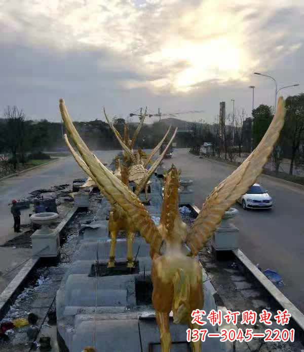宁德不锈钢城市飞龙——雕塑作品精美绝伦