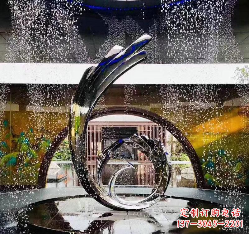 宁德不锈钢城市景观喷泉雕塑