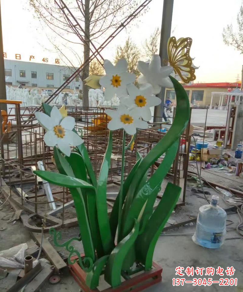 宁德不锈钢之美——紫荆花雕塑