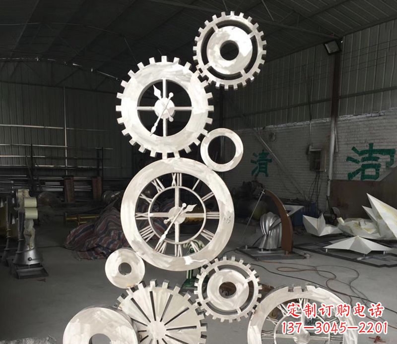 宁德不锈钢齿轮雕塑艺术与科技的完美结合