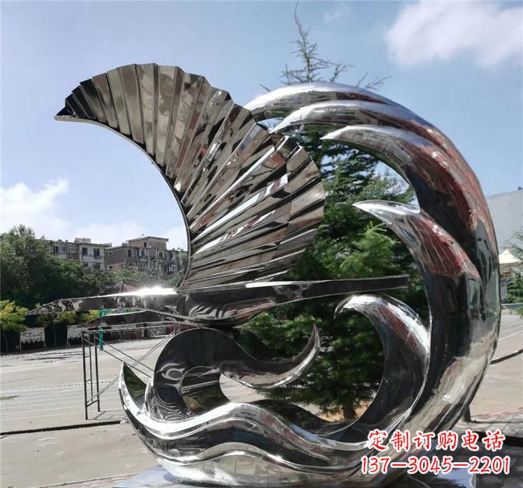 宁德不锈钢翅膀艺术雕塑