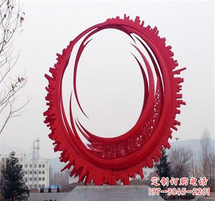 宁德不锈钢齿轮雕塑令人惊叹的精细艺术