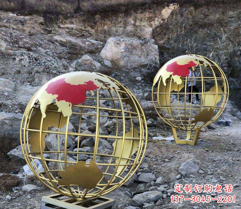 宁德不锈钢抽象地球雕塑