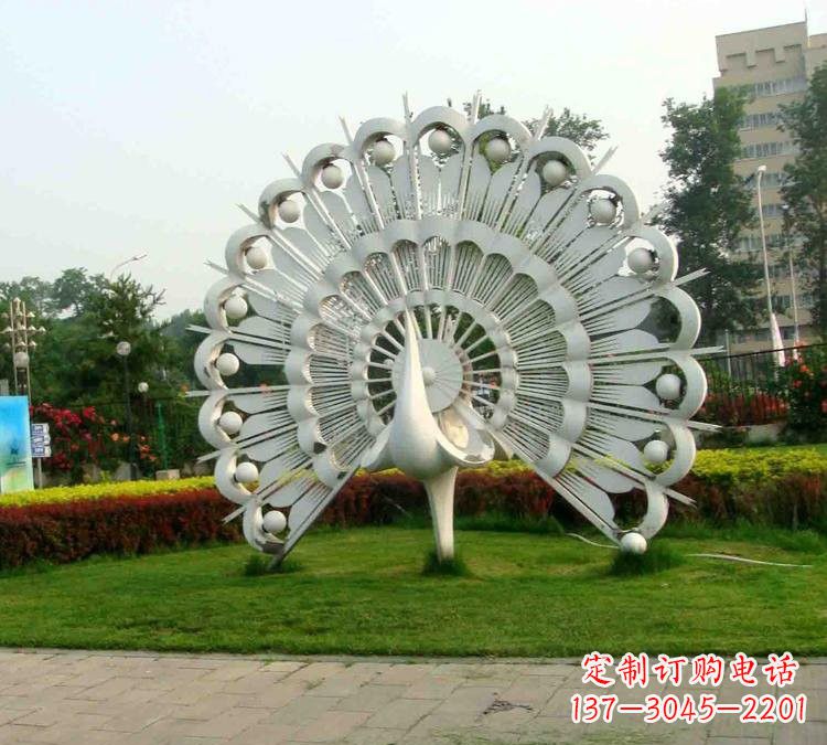 宁德不锈钢孔雀雕塑