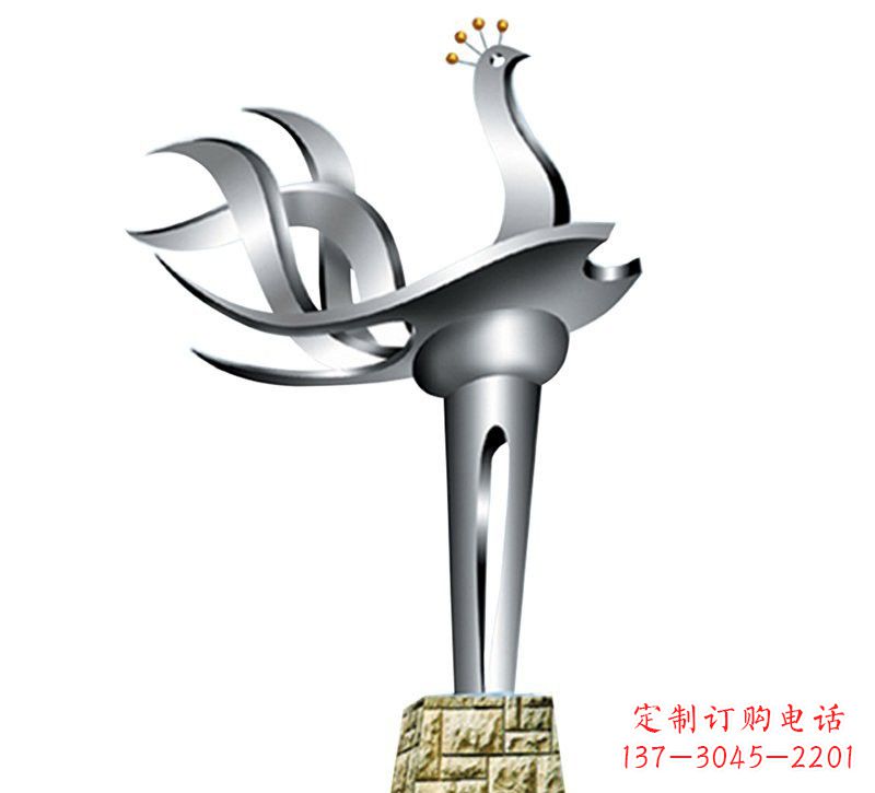 宁德不锈钢凤凰雕塑——精致的艺术之作