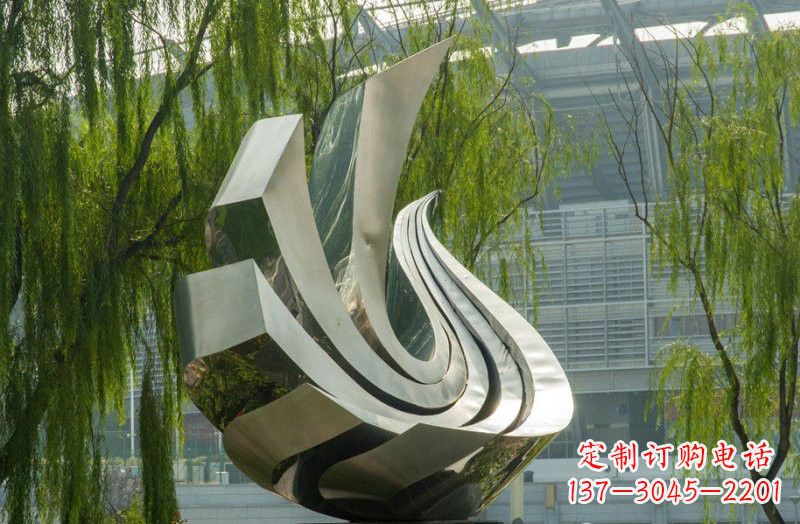 宁德不锈钢和平鸽雕塑象征和平与信仰