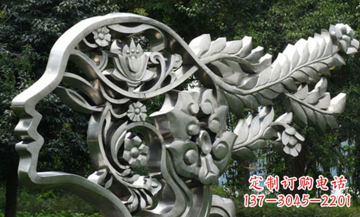 宁德不锈钢头像雕塑——精美绝伦