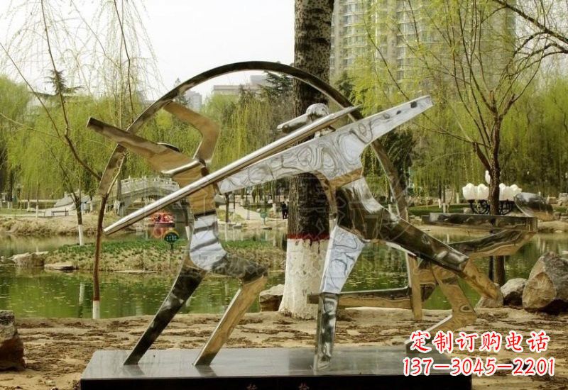 宁德不锈钢运动员雕塑