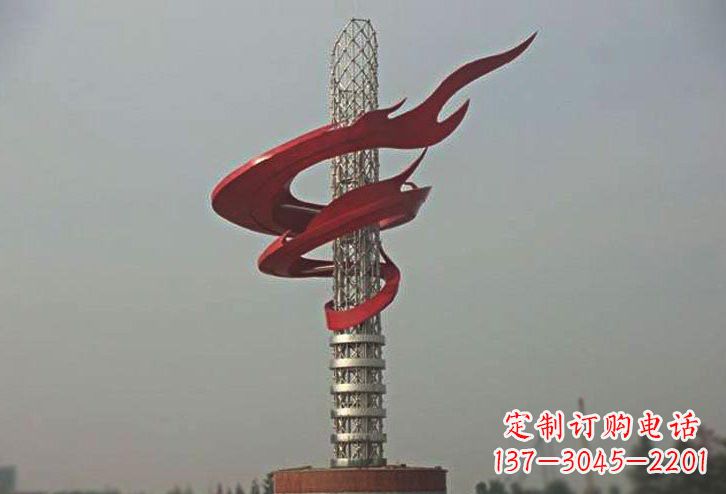 宁德不锈钢大型火炬雕塑