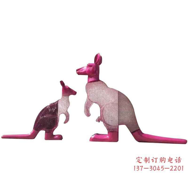宁德不锈钢袋鼠雕塑——传承澳大利亚文化