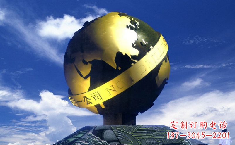 宁德不锈钢地球雕塑传承持久的环保理念