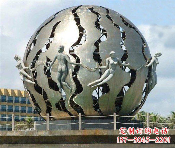 宁德不锈钢地球雕塑一座精致而又充满着力量的艺术作品