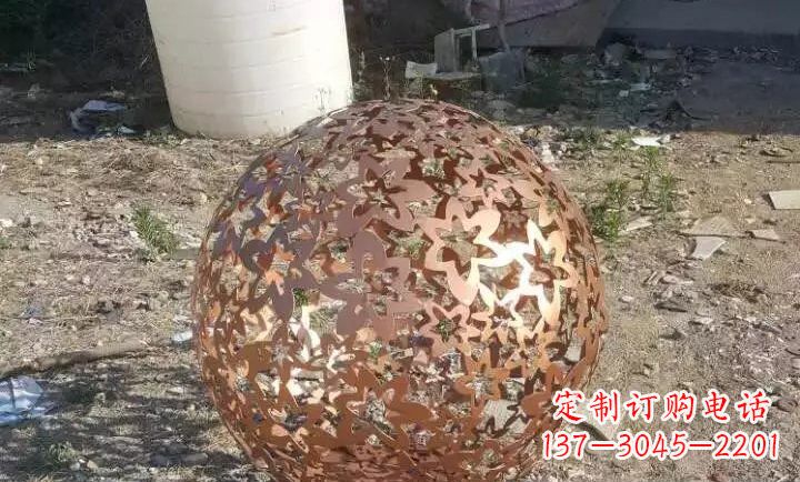 宁德不锈钢地球仪花球雕塑