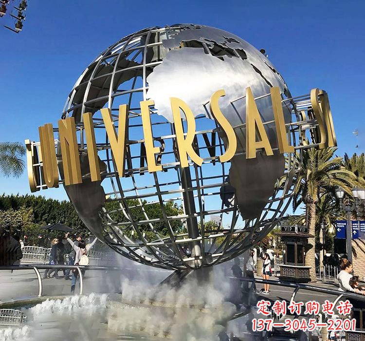 宁德不锈钢地球仪书籍雕塑